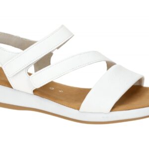 Gabor 82.733.50 wei? - Riemchen Sandale f?r Damen