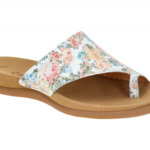 Gabor 63.700.30 wei? - Pantoletten f?r Damen