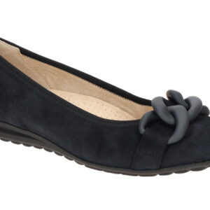 Gabor 82.625.36 dunkel-blau - Ballerina - Halbschuhe - Slipper f?r Damen