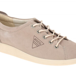Ecco SOFT 2.0 20650302386 grau - bequeme Halbschuhe f?r Damen