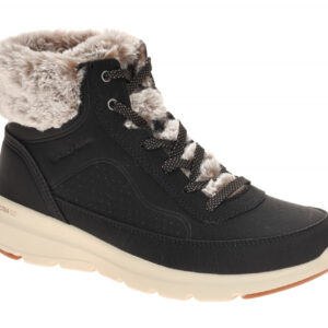 Skechers GLACIAL ULTRA 144199 BLK schwarz - Stiefeletten f?r Damen