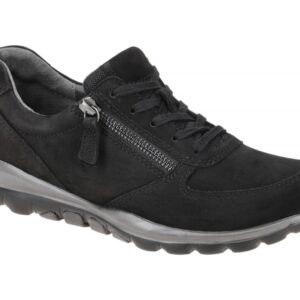 Gabor ROLLINGSOFT 06.968.47 schwarz - sportliche Halbschuhe f?r Damen