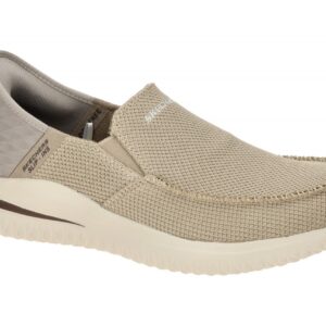 Skechers DELSON 3.0 210604 TPE taupe - Slipper f?r Herren
