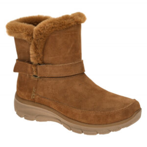 Skechers EASY GOING 168051 CSNT braun - bequeme Stiefelette f?r Damen