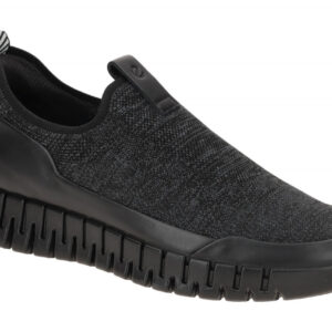 Ecco GRUUV 52528460568 schwarz - sportliche Slipper f?r Herren