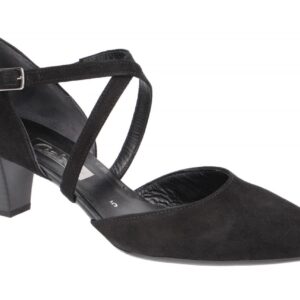 Gabor 01.363.17 schwarz - Riemchen Pumps f?r Damen