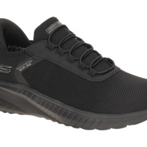 Skechers BOBS SQUAD CHAOS 118303 BBK schwarz - bequeme Halbschuhe f?r Herren