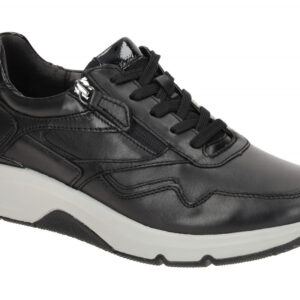 Gabor ROLLINGSOFT 06.896.57 schwarz - sportliche Halbschuhe f?r Damen