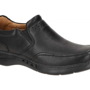 Clarks UN BRAWLEYSTEP 26151788 7 schwarz - bequeme Slipper f?r Herren