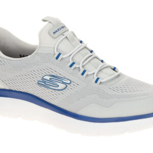 Skechers SUMMITS 233045 GYBL hell-grau - Slipper f?r Herren