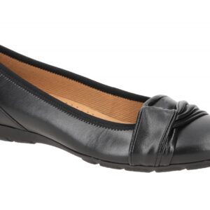 Gabor 04.165.27 schwarz - Ballerina - Halbschuhe - Slipper f?r Damen