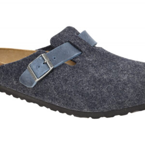 Birkenstock BOSTON BS 1028279 blau - bequeme Pantoletten f?r Herren