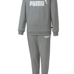 Puma No1 LOGO Sweat Suit FL B Kinder Unisex Jogginganzug 670884 03 grau