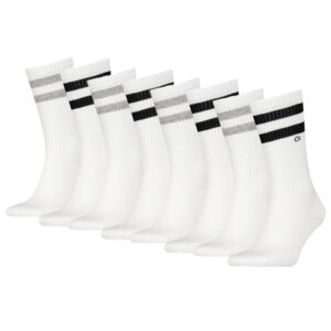 8 Paar Calvin Klein Stripes Herren Sportsocken Tennissocken