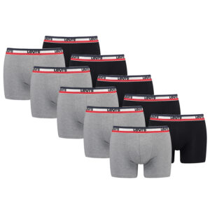 Levi's Sportswear Logo Herren Boxershorts Unterwäsche aus Bio-Baumwolle im 10er ...
