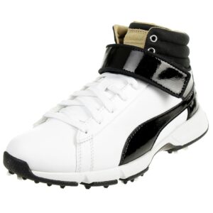Puma Titantour Ignite HI-TOP SE JR Kinder Junior Golfschuhe Golf Leder 190179 01...