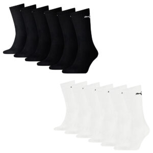 12 Paar Puma Socken Cush Crew Sportsocken Tennis Socken Unisex