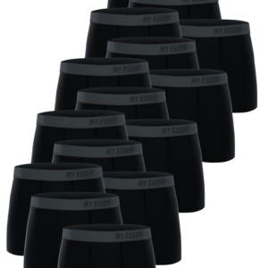 15 er Pack My Essential Clothing Basic Boxershorts Cotton Bio Herren Shorts Unte...