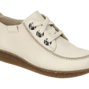 Clarks FUNNY DREAM 26181433 4 offwhite - bequeme Halbschuhe f?r Damen
