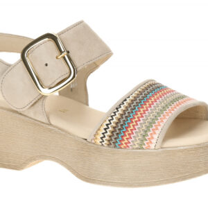 Gabor 84.526.40 grau - Riemchen Sandale f?r Damen