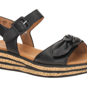 Gabor 84.553.27 schwarz - Riemchen Sandale f?r Damen
