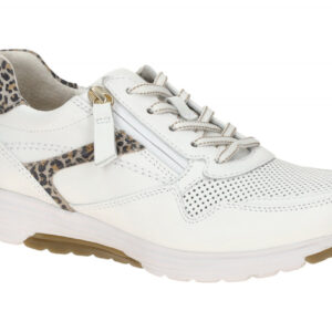 Gabor ROLLINGSOFT 86.978.25 wei? - sportliche Halbschuhe f?r Damen