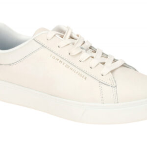 Tommy Hilfiger ESSENTIAL COURT SNEAKER FW08320 YBH offwhite - sportliche Halb...