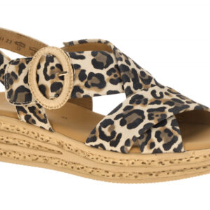 Gabor 84.556.32 braun - Riemchen Sandale f?r Damen