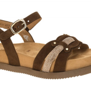 Gabor 83.770.18 dunkel-braun - Riemchen Sandale f?r Damen