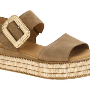 Gabor 84.562.14 braun - Riemchen Sandale f?r Damen