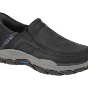 Skechers RESPECTED 204810 BLK schwarz - Slipper f?r Herren