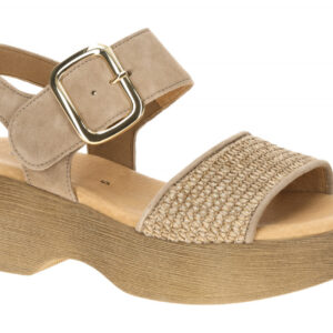 Gabor 84.526.44 beige - Riemchen Sandale f?r Damen