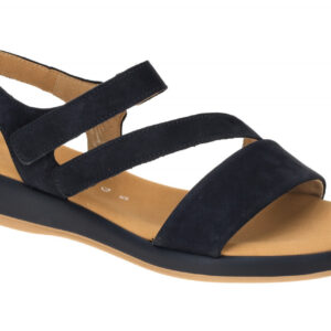 Gabor 82.733.36 blau - Riemchen Sandale f?r Damen