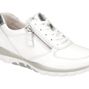 Gabor ROLLINGSOFT 86.968.51 wei? - sportliche Halbschuhe f?r Damen