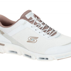 Skechers GLIDE STEP GRATIFY 104616 WTPK wei? - sportliche Slipper f?r Damen