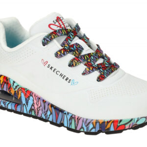 Skechers UNO 177918 WMLT wei? - sportliche Halbschuhe f?r Damen