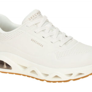 Skechers UNO GLIDE STEP 190113 WHT wei? - sportliche Slipper f?r Damen