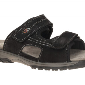 Waldl?ufer HARALD 372501 100 001 schwarz - bequeme Pantoletten f?r Herren