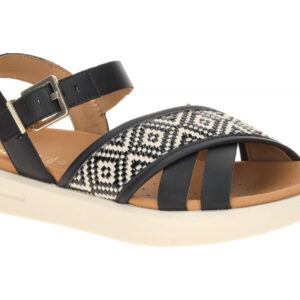 Geox XAND 2S D65PAB 09B11C9999 schwarz - Sandalette f?r Damen