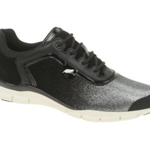 Geox Respira Sukie B Sneakers in schwarz silber Damenschuhe