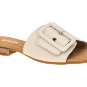 Gabor 82.791.52 beige - elegante Pantolette f?r Damen