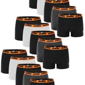 KTM by FREEGUN Boxershorts für Herren Unterwäsche Pant Men´s Boxer 15 er Pack