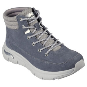 Skechers Arch Fit Smooth COMFY CHILL Damen Stiefel 167373 GRY grau