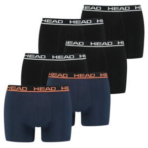 Head Herren Basic Boxer Pant Shorts Unterwäsche Unterhose 6 er Pack