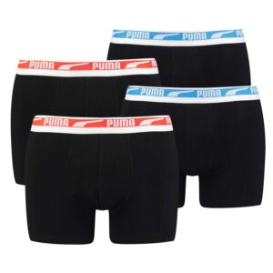 Puma Herren Boxer Boxershorts Men Unterhose Multi Logo Pant Unterwäsche 4er Pack...