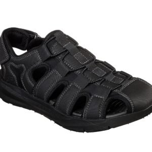 Skechers Men's USA Street Wear RELONE HENTON Sandalen Herren Schwarz