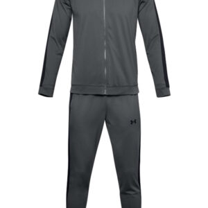 Under Armour Herren Knit Track Suit Trainingsanzug Jogginganzug 1357139 012 grau