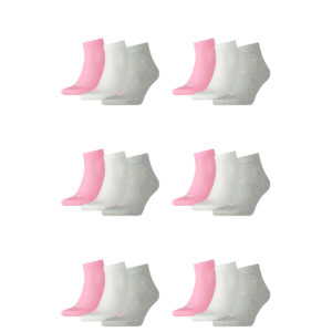 18 Paar Puma Unisex Quarter Socken Sneaker Gr. 35 - 49  für Damen Herren Füßling...