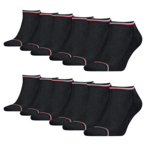 12 Paar TOMMY HILFIGER Herren ICONIC SNEAKER Gr. 39 - 49 Sneaker Socken