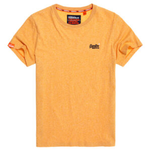 Superdry Herren Orange Label Vintage Embroidery S/S Tee T-Shirt M10001RT Gelb